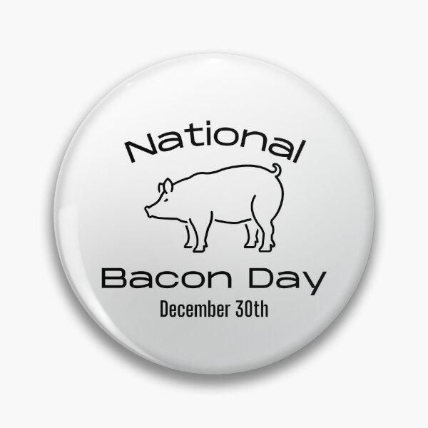 Artikelvorschau, National Bacon Day 30. Dezember entworfen und verkauft von ModkMerch.