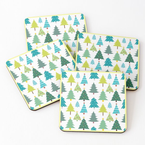 Item preview, Christmas Trees On Christmas Trees Print designed and sold by EverythingCore.
