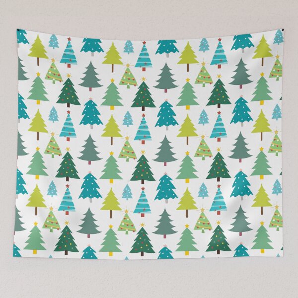 Item preview, Christmas Trees On Christmas Trees Print designed and sold by EverythingCore.