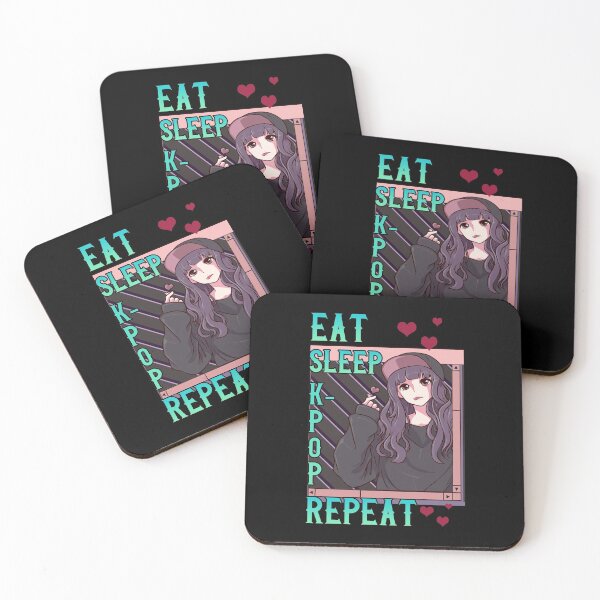Artikelvorschau, Cute Eat Sleep K-Pop Wiederholen Sie koreanische Musik Kpop Girl entworfen und verkauft von perfectpresents.