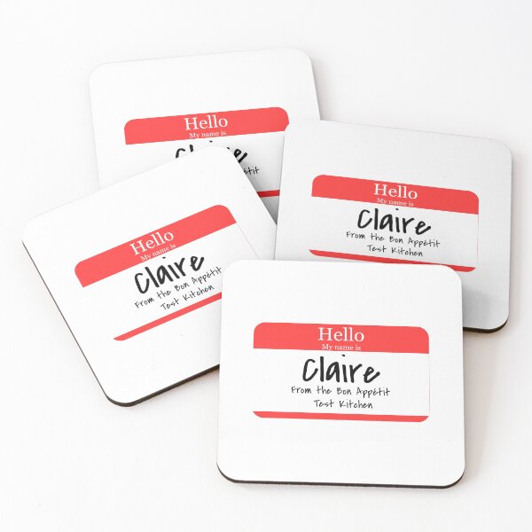 Item preview, claire saffitz name tag designed and sold by dancingmandy96.