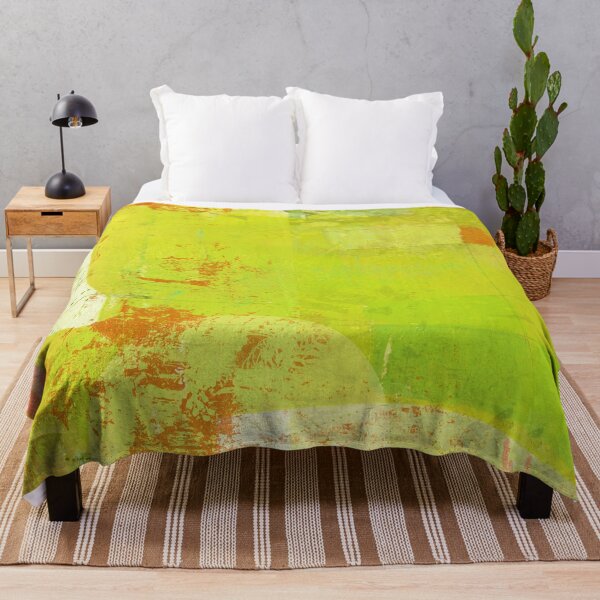 Item preview, Chartreuse abstract painting  designed and sold by Sue Zipkin.