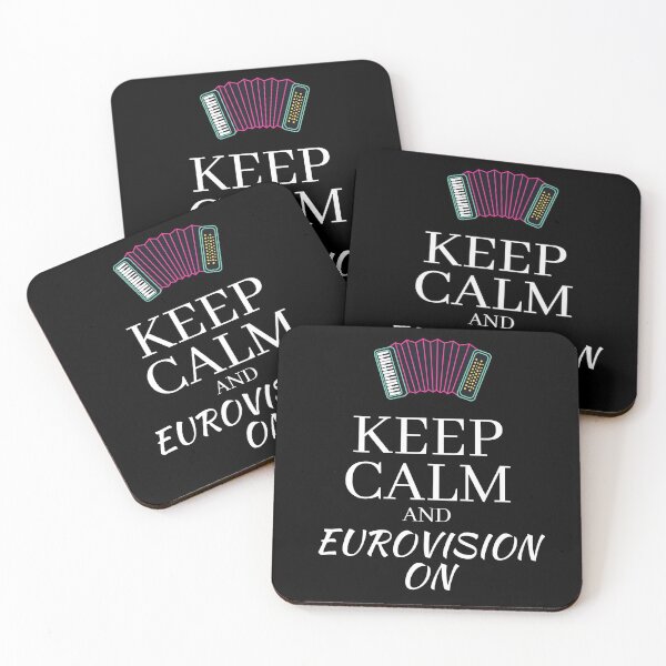Item preview, Keep Calm and Eurovision On - Accordion - White - Version 2 - Original by Boo-da-chay designed and sold by Boo-da-chay.