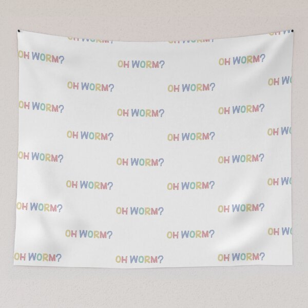 Item preview, oh worm? designed and sold by wordswithfonts.