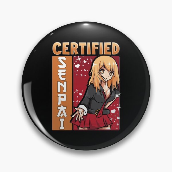 Item preview, Certified Senpai Aesthetic Anime Waifu Kawaii Girl designed and sold by perfectpresents.