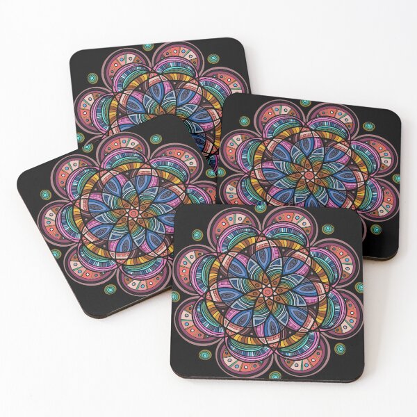 Item preview, Spiral Floral Mandala designed and sold by BirdsongAndBear.