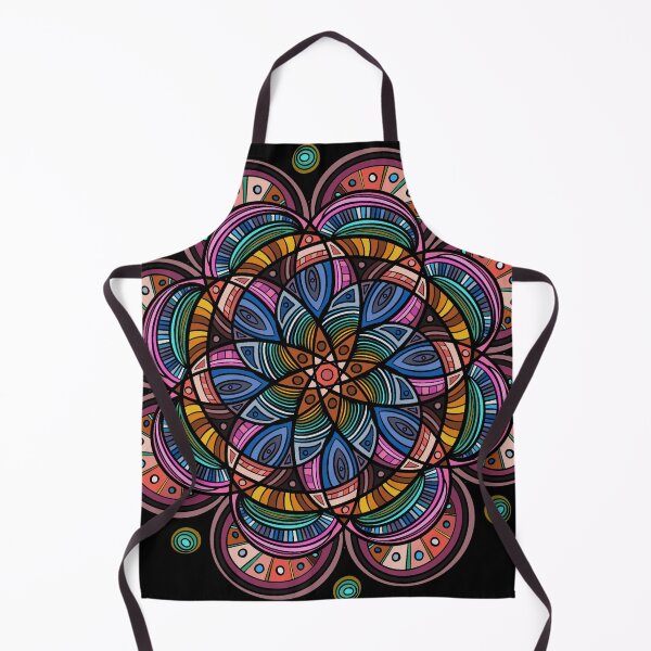 Aperçu de l'œuvre Mandala floral en spirale créée et vendue par BirdsongAndBear.