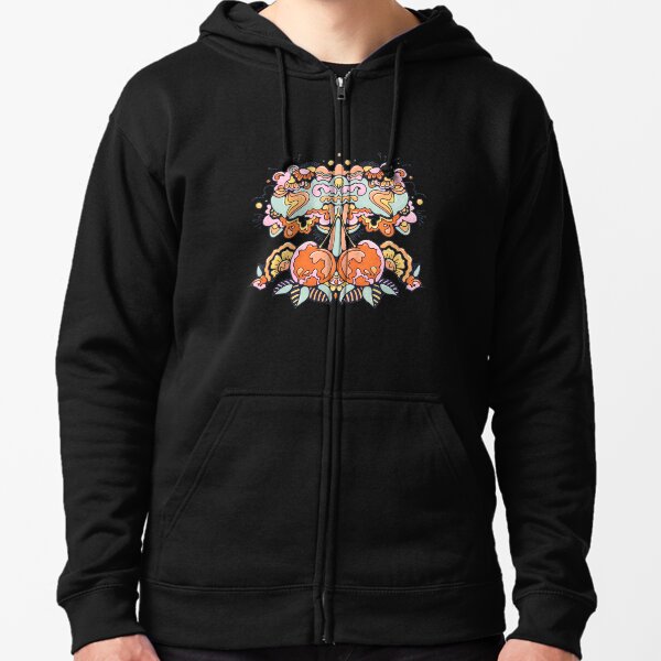 Cherry Bomb Zipped Hoodie