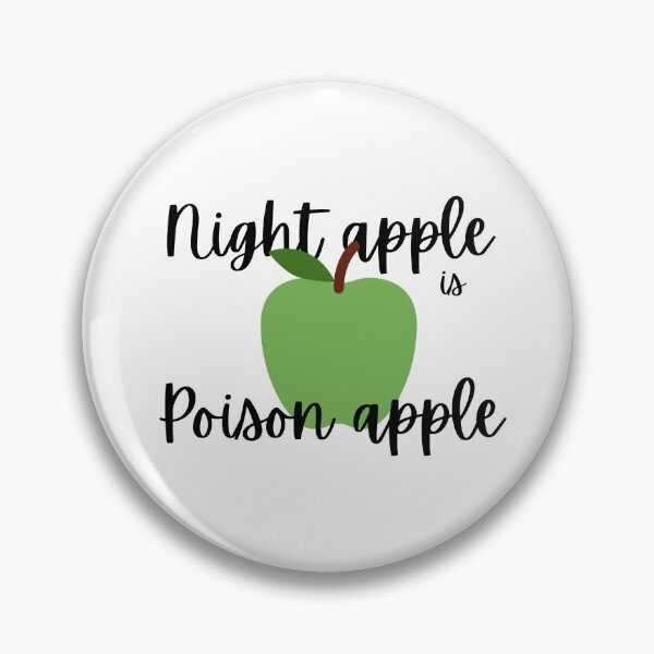 Item preview, La manzana nocturna es manzana venenosa designed and sold by mapoftheseoul.