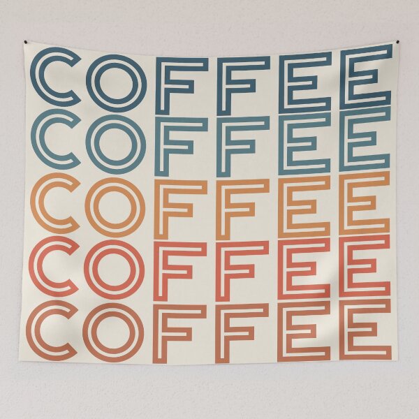 Item preview, Retro Coffee Pattern designed and sold by DeeElle.