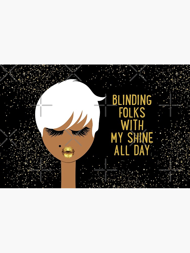 Thumbnail 4 of 4, Zipper Pouch, Blinding Folks with Glitter designed and sold by 6256design.