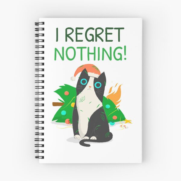 Item preview, Grumpy Christmas Cat  designed and sold by ElenaAmnezia.