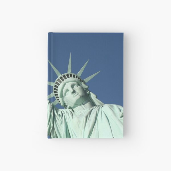 Close up of Statue of Liberty Hardcover Journal
