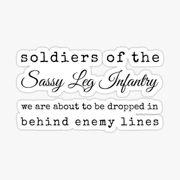 Aperçu de l'œuvre infanterie impertinente créée et vendue par alwaystakea.