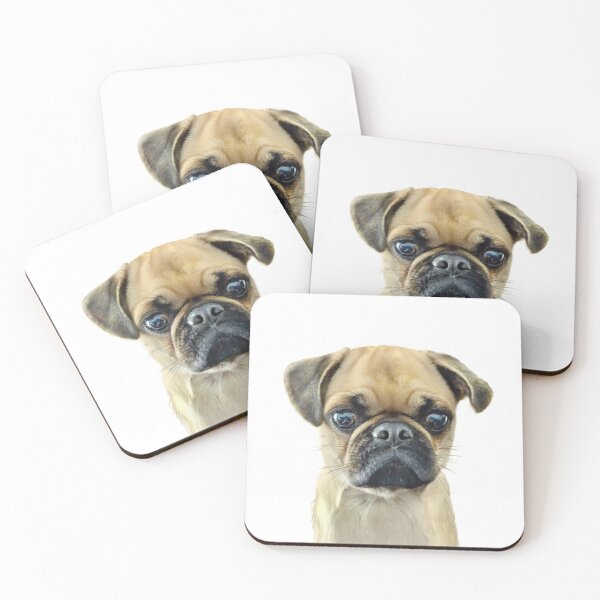 Item preview, pug dog designed and sold by 1001karte.