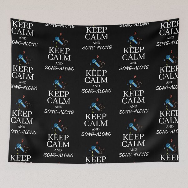 Item preview, Keep Calm and Song-Along - Eurovision - White - Version 1 - Original by Boo-da-c designed and sold by Boo-da-chay.