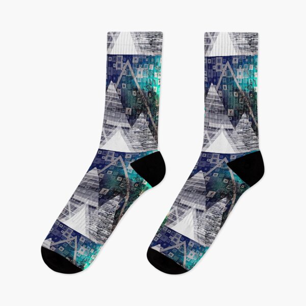Item preview, Abstract Frosted Winter Mountains  designed and sold by north10creation.