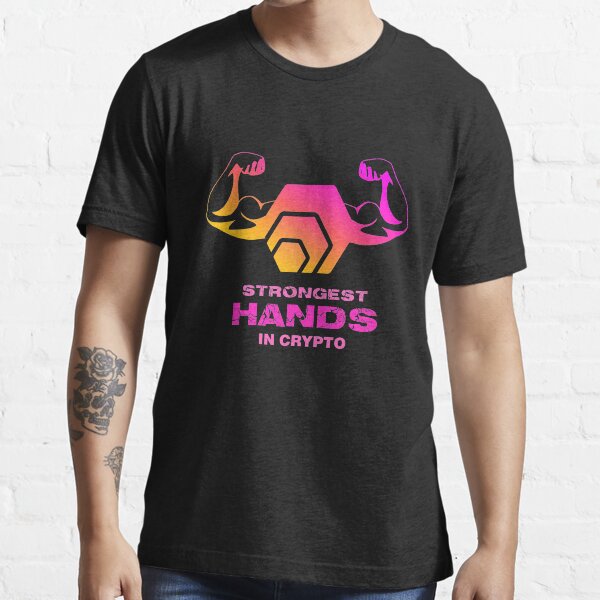 HEX Logo Crypto Currency Mains les plus fortes en crypto T-shirt essentiel