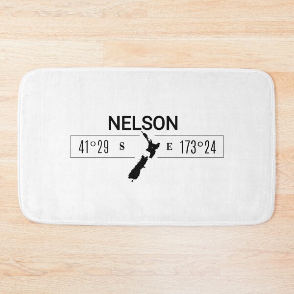 Item preview, NELSON-New Zealand-Coordinates-Map-Sign designed and sold by LatitudeNZ.