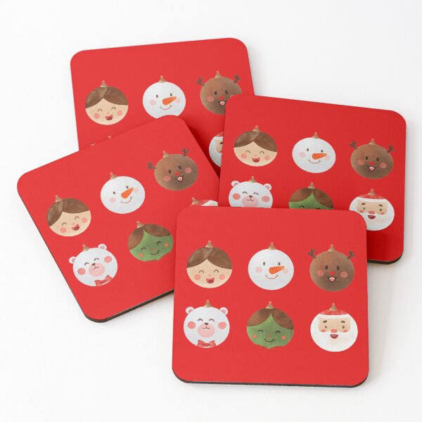 Item preview, Christmas Watercolor Figures  designed and sold by Ester Arts.