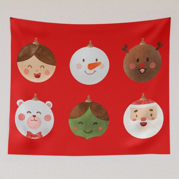 Item preview, Christmas Watercolor Figures  designed and sold by Ester Arts.