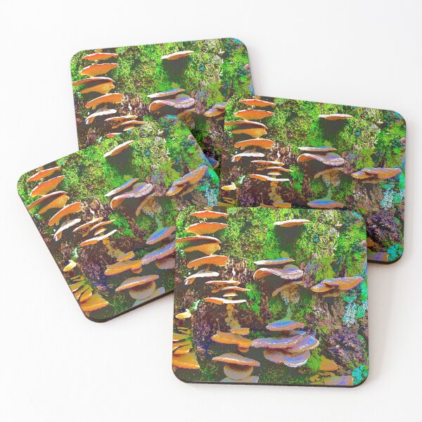 Item preview, Colorful Fungus on a Tree designed and sold by hkkatty.