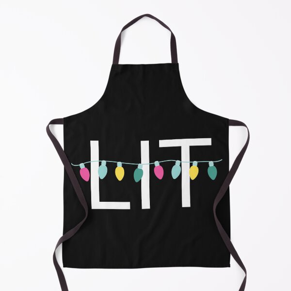 Item preview, lit, christmas lights, merry christmas, getting lit at christmas, christmas gitt for mom, designed and sold by prteacool.