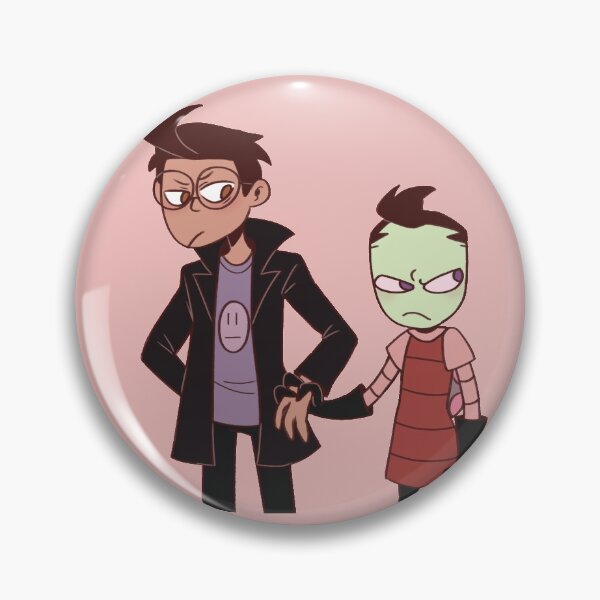 Item preview, Zim and Dib reluctantly get along designed and sold by blitzbittz.