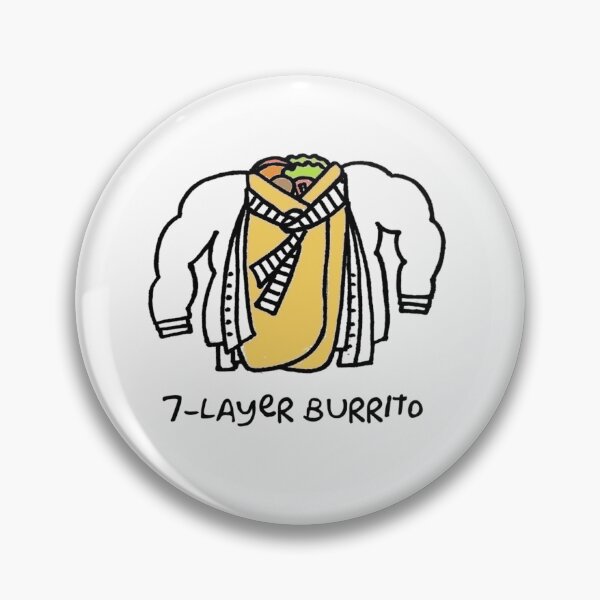 Item preview, 7-layer burrito designed and sold by Kristen Lee.
