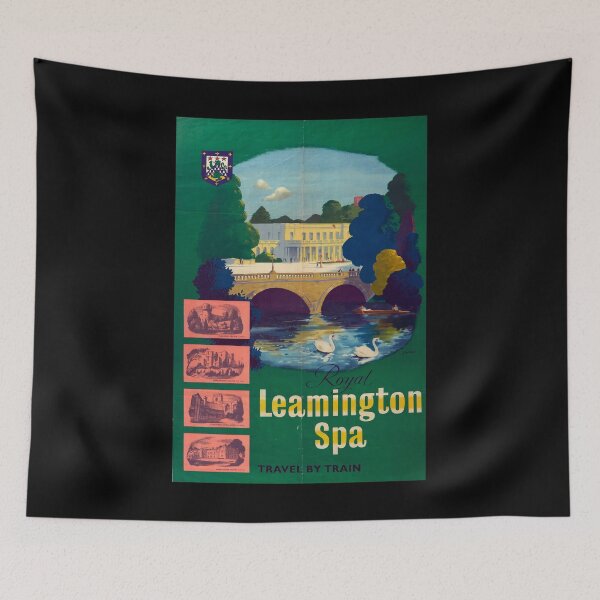 Item preview, retro classic Leamington Spa poster designed and sold by CorasPosters.