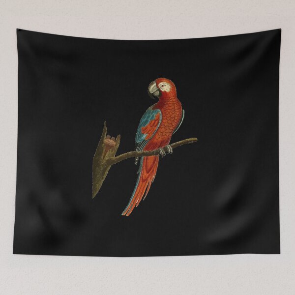 Item preview, Ancient Vintage Dark Academia Parrot designed and sold by ArtIsSixthSense.