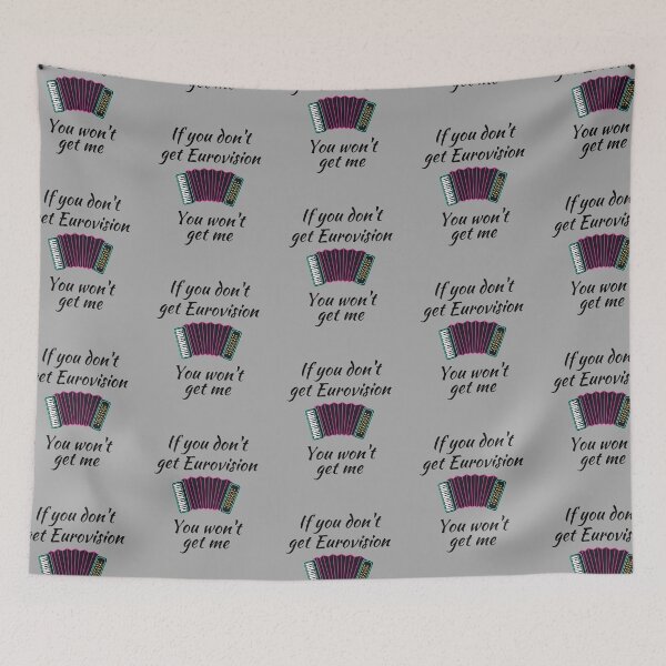Item preview, If You Don't get Eurovision - You Won't get Me - Black - Original by Boo-da-c designed and sold by Boo-da-chay.