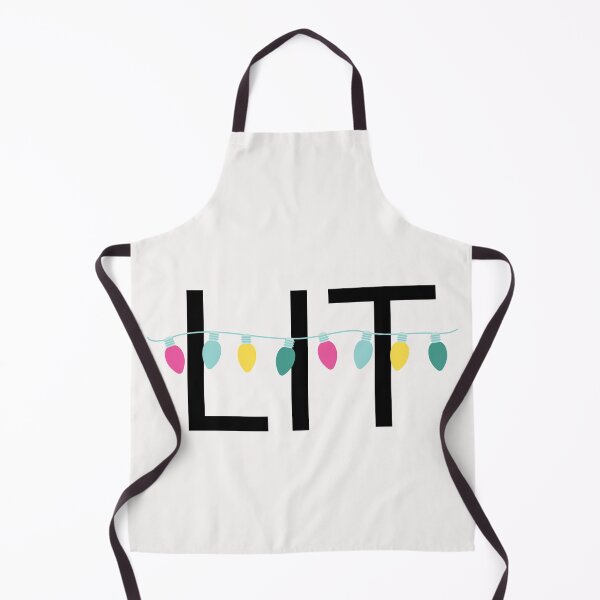 Item preview, lit, christmas lights, merry christmas, getting lit at christmas, christmas gitt for mom, designed and sold by prteacool.