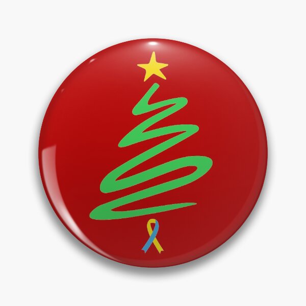 Item preview, Down Syndrome Awareness Ribbon Christmas Tree designed and sold by KeenlyAware.