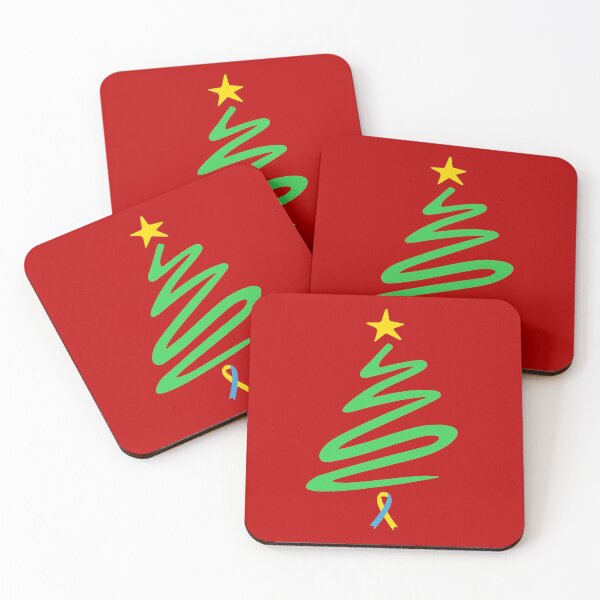 Item preview, Down Syndrome Awareness Ribbon Christmas Tree designed and sold by KeenlyAware.