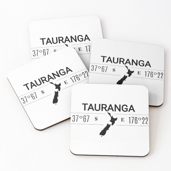 Item preview, TAURANGA-New Zealand-Coordinates-Map-Sign designed and sold by LatitudeNZ.