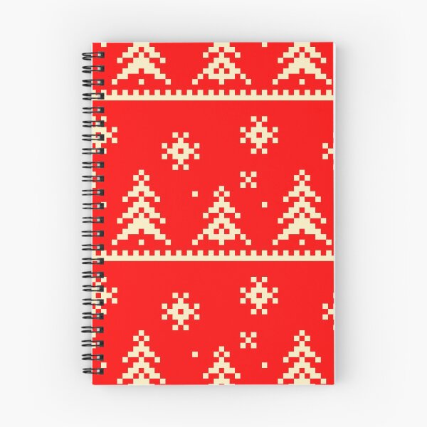 Item preview, Ugly Christmas Sweater, tree patterns, red background designed and sold by Patternsonly.
