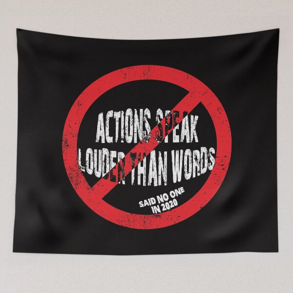 Item preview, ACTION SPEAK LOUD designed and sold by Warrior Veteran Clothing.