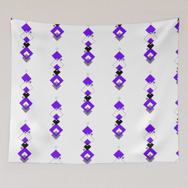 Item preview, Black, Grey, White, and Purple Diamonds designed and sold by whitestarlight.