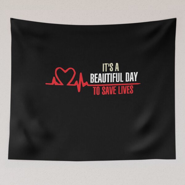 Item preview, grey anatomy its a beautiful day to save lives designed and sold by Sherri98.