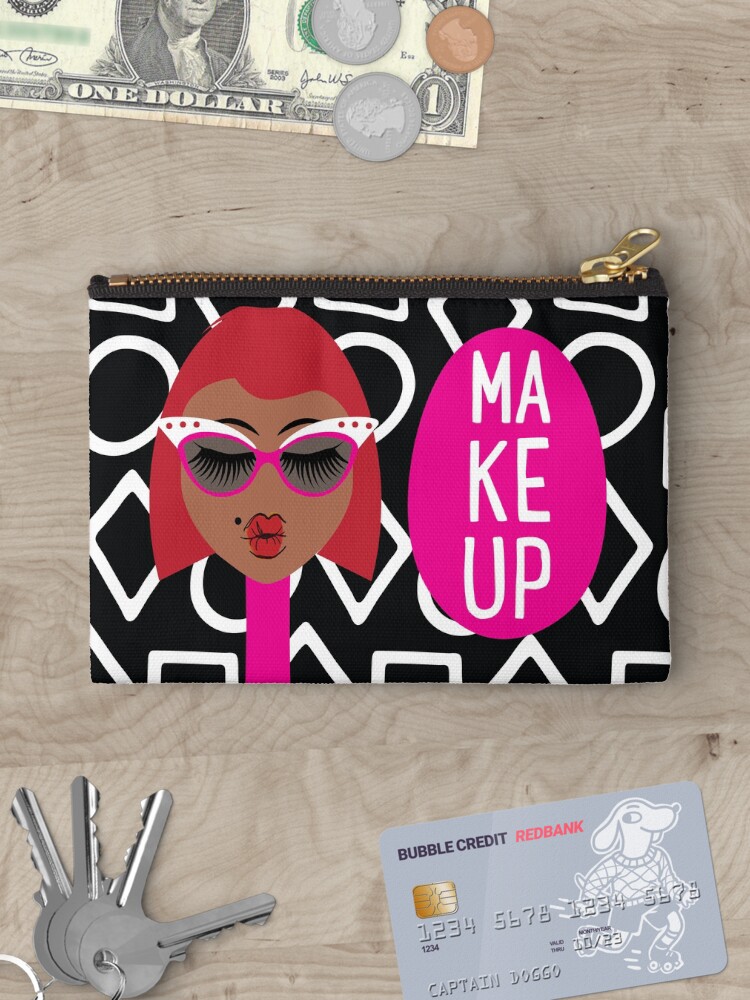 Thumbnail 3 of 4, Zipper Pouch, Makeup designed and sold by 6256design.