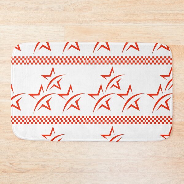 Item preview, Christmas three Stars pattern (red) designed and sold by Patternsonly.
