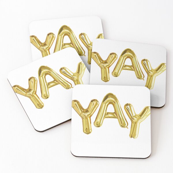Item preview, Yay Metallic balloon Celebration Vector Illustration designed and sold by Alexandra Garibaldi.
