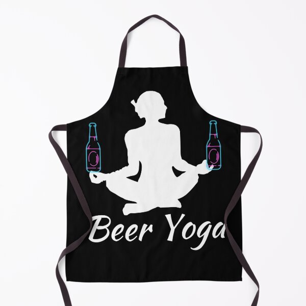 Item preview, Beer Yoga - Yoga Pose 1 - White - by Boo-da-chay designed and sold by Boo-da-chay.