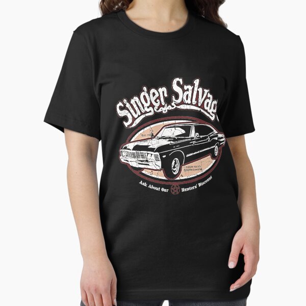 Vista previa del artículo con la obra «Camiseta SPN Salvage del cantante Supernatural Impala», diseñado y vendido por moime257.