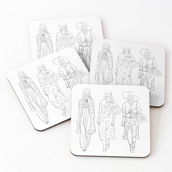 Aperçu de l'œuvre Illustration de ligne continue minimaliste haute couture créée et vendue par artmayte.