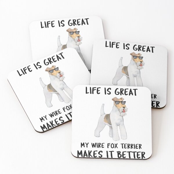 Item preview, Life Is Great My Wire Fox Terrier Makes It Better designed and sold by YourEssentials.