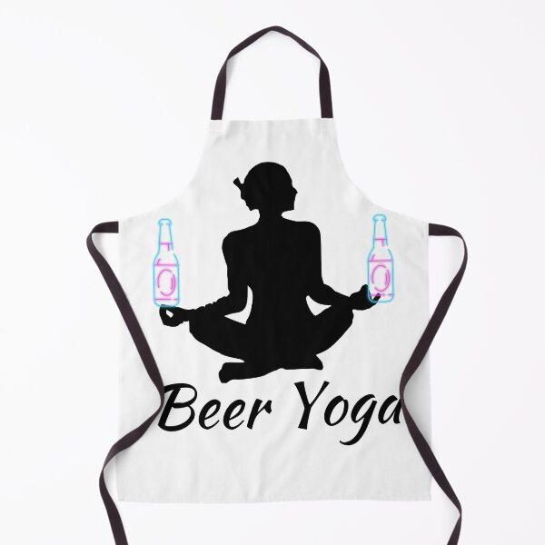 Item preview, Beer Yoga - Yoga Pose 1 - Black - by Boo-da-chay designed and sold by Boo-da-chay.
