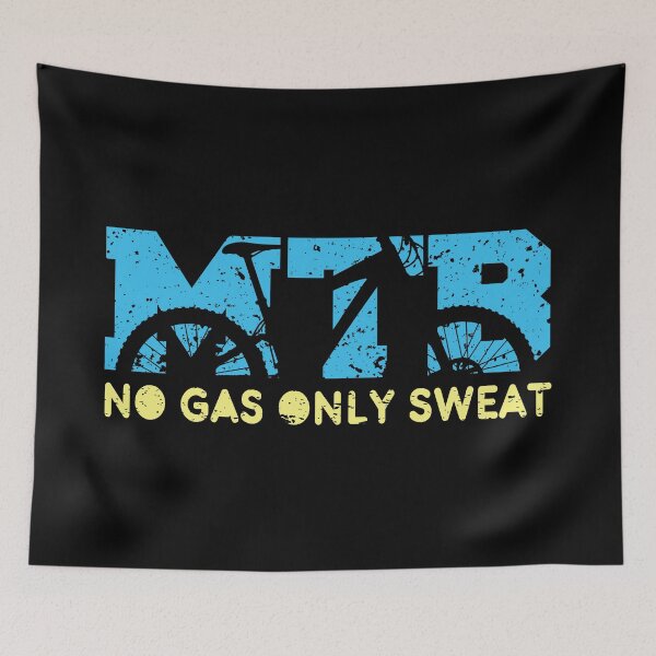 Item preview, MTB Mountain Biking No Gas Only Sweat designed and sold by DCapparels.