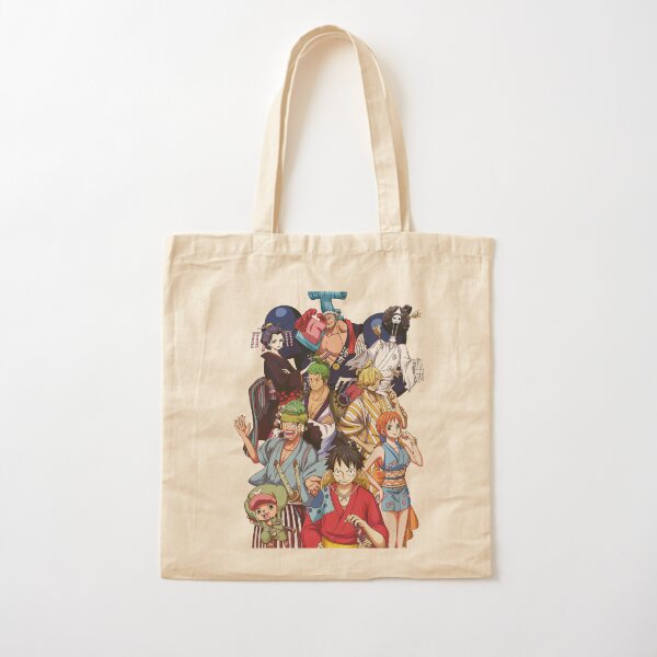 Straw hat crew. Land of Wano gear Cotton Tote Bag
